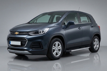 Chevrolet Trax 2012–2023 Sidosteg Duru (2 st, aluminium) foto 1
