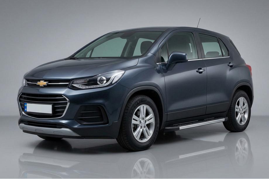 Chevrolet Trax 2012–2023 Sidosteg Duru (2 st, aluminium) Image