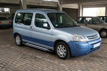 Citroen Berlingo 1996–2008 Sidosteg Rainbow (2 st, aluminium) foto 1