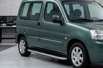 Peugeot Partner 1996–2008 Sidosteg Tayga Grey (2 st, aluminium) foto 1