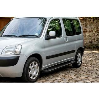 Sidosteg Allmond Black (2 st, aluminium) Peugeot Partner 1996–2008 foto 1