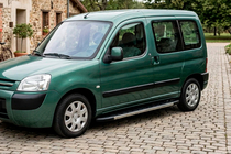 Peugeot Partner 1996–2008 Sidosteg Duru (2 st, aluminium) foto 1