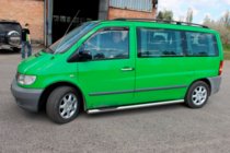 Mercedes Vito W638 1996–2003 Sidorör (2 st, rostfritt) Ø70 mm foto 3