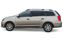 Dacia Logan MCV 2013–2020 Fönsterlister (4 st, rostfritt) foto 1