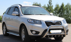 Hyundai Santa Fe 2 2006–2012 Frontbåge WT003 (rostfritt stål) foto 2