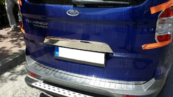 Ford Courier 2014–2023 List ovanför registreringsskylten (rostfritt stål) foto 1