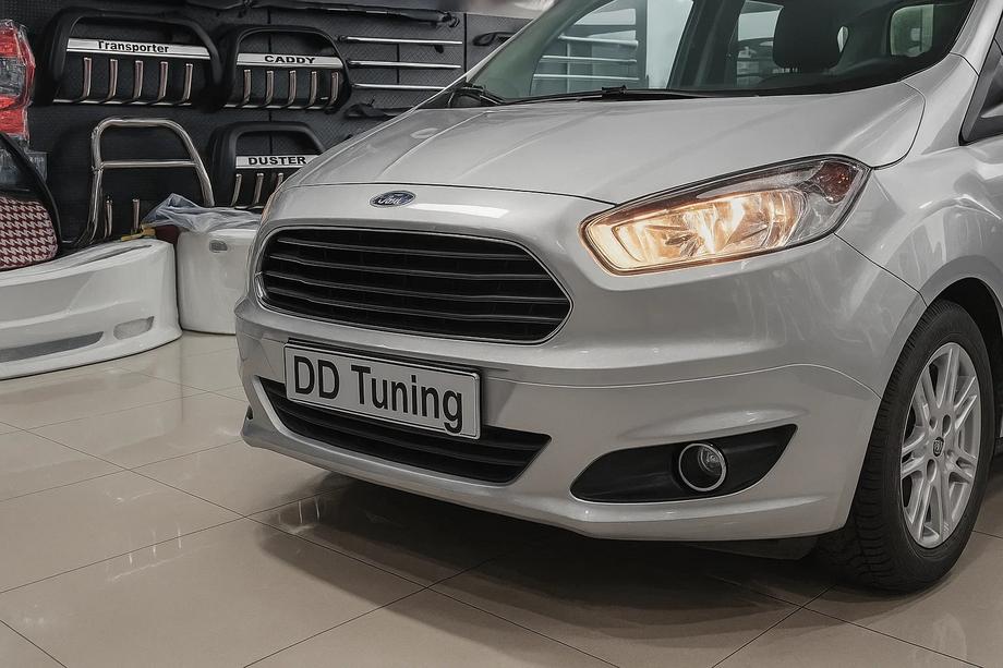 Ford Courier 2014–2023 Kromade dimljussargar (2014-2018, 2 st, rostfritt stål) Image