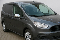 Ford Courier 2014–2023 Kromade spegelkåpor (2 st, plast) foto 1