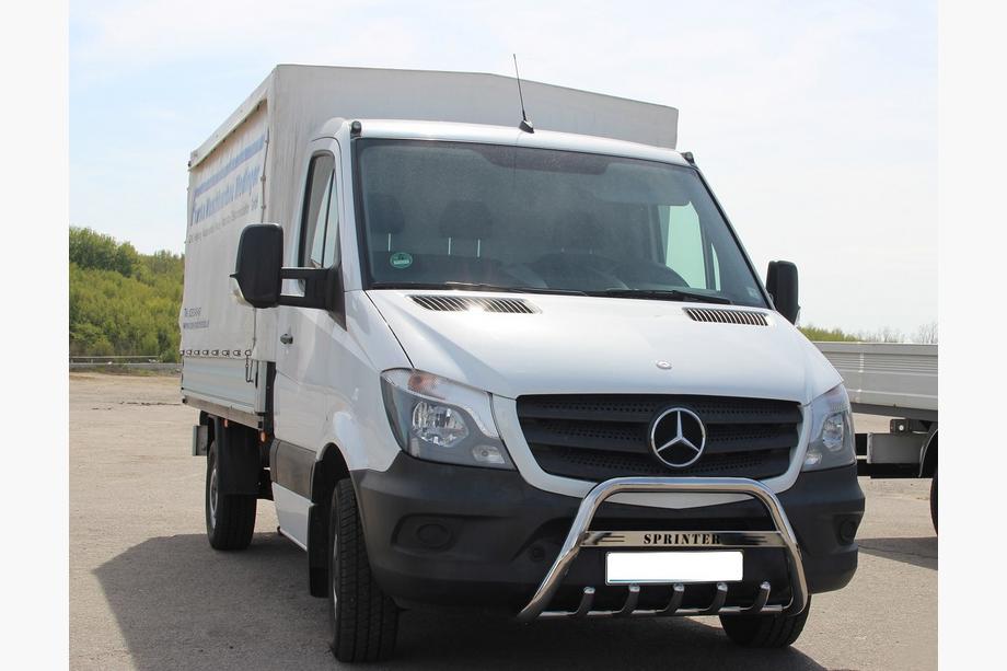 Mercedes Sprinter W906 2006–2018 Frontbåge WT003 (rostfritt stål) 60 mm, med text Image