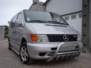 Mercedes Vito W638 1996–2003 Frontbåge WT003/4 (rostfritt stål) utan text, 51 mm foto 6