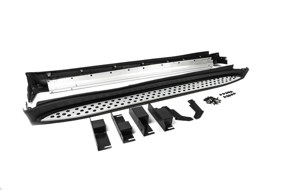 Mercedes ML W164 2005–2011 OEM sidosteg (2 st, aluminium) Foto 17
