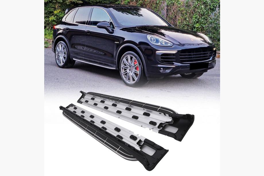 Porsche Cayenne 2010–2017 OEM sidosteg (2 st, aluminium) Image