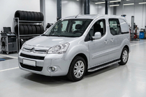 Citroen Berlingo 2008–2018 Sidosteg Maydos V1 (2 st, aluminium ↗ rostfritt stål) foto 1