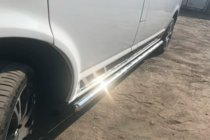 Volkswagen T5 Transporter 2003–2010 Sidorör (2 st, rostfritt stål) 60 mm, kort hjulbas foto 4