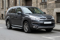Citroen C-Crosser 2007–2013 Sidosteg Fullmond (2 st, aluminium) foto 3