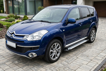Citroen C-Crosser 2007–2013 Sidosteg Allmond (2 st, aluminium) foto 1