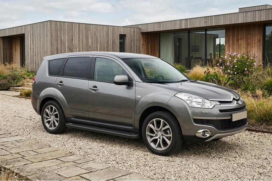 Citroen C-Crosser 2007–2013 Sidosteg Allmond Black (2 st, aluminium) Image