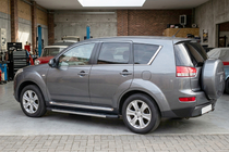 Citroen C-Crosser 2007–2013 Sidosteg Duru (2 st, aluminium) foto 1