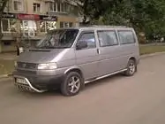 Volkswagen T4 Transporter 1990–2003 Sidorör (2 st, rostfritt stål) foto 2