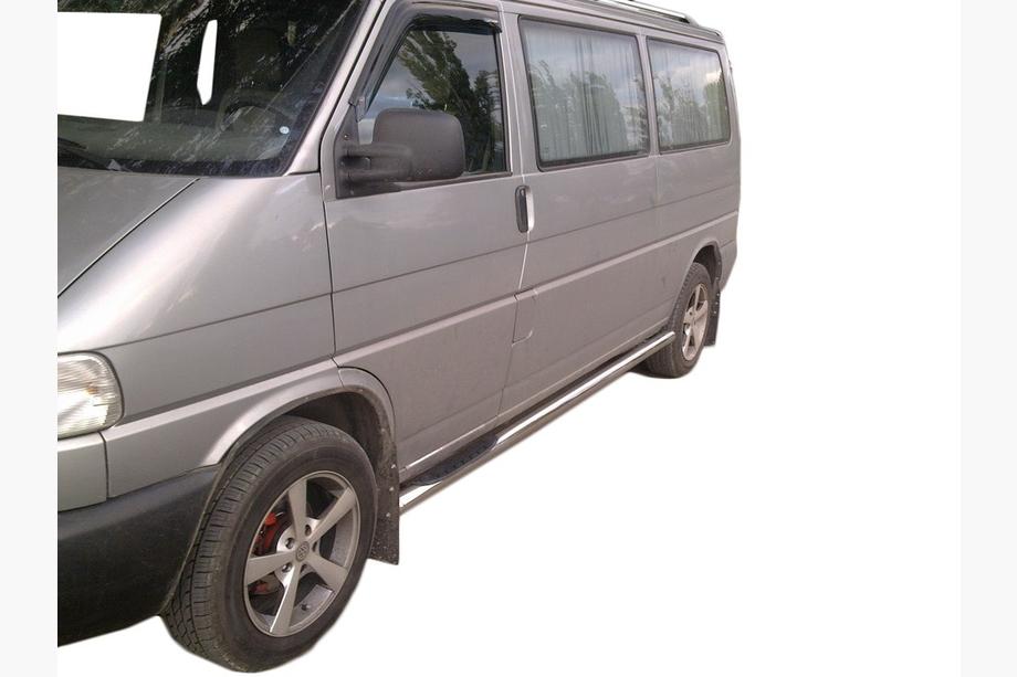 Volkswagen T4 Caravelle/Multivan 1990–2003 Sidorör (2 st, rostfritt) 60 mm, lång hjulbas Image