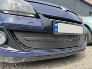 Renault Megane III 2009–2016 Vintertäckning för grill (2009-2013, nedre) Matt foto 8