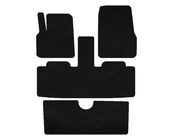 Renault Espace 2002–2014 Classic textilmattor (3 rader, 7-sits, svart) foto 1