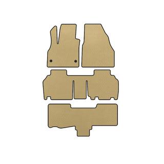 EVA-golvmattor (3 rader, 5-dörrars/7-sits, beige) Renault Kangoo 2008–2020