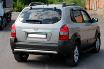 Hyundai Tucson JM 2004– Bakre skyddsbåge AK002 (rostfritt) foto 2