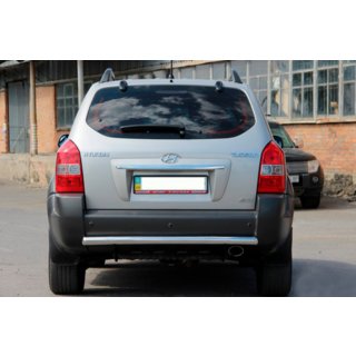 Bakre skyddsbåge AK002 (rostfritt) Hyundai Tucson JM 2004– foto 1