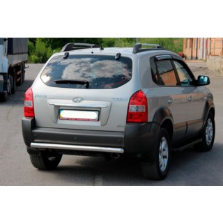 Bakre skyddsbåge AK002 (rostfritt) Hyundai Tucson JM 2004– foto 2