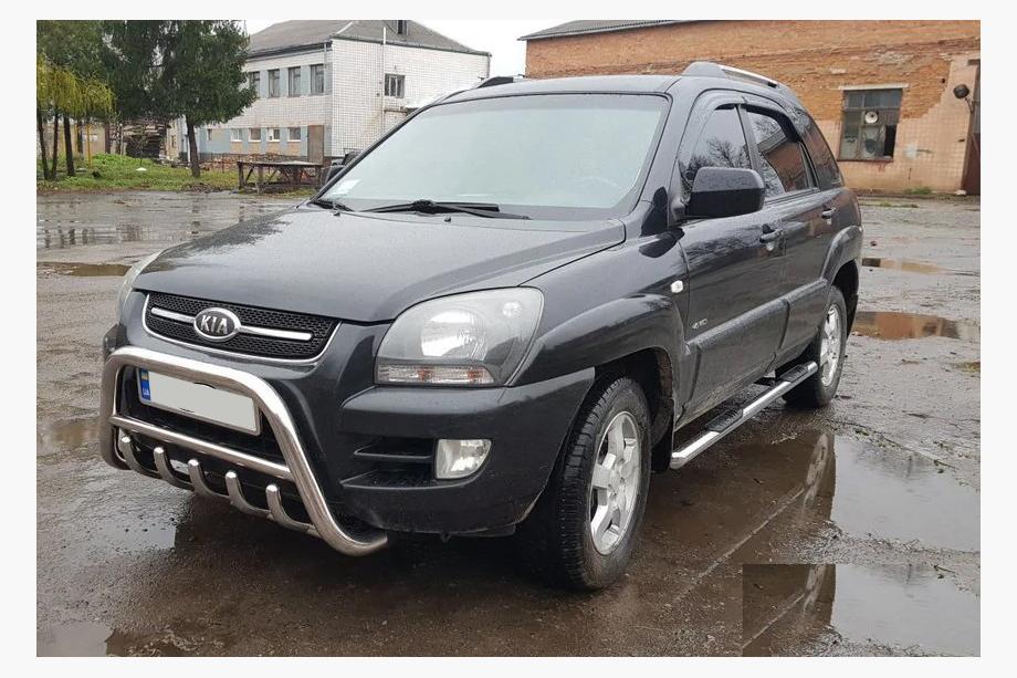 Kia Sportage 2004–2010 Frontbåge WT003 (rostfritt stål) Image