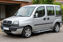 Fiat Doblo I 2001–2005 Sidosteg Sunrise (2 st, aluminium) foto 1