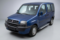 Fiat Doblo I 2001–2005 Sidosteg Line (2 st, aluminium) foto 1