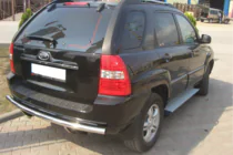 Kia Sportage 2004–2010 Bakre skyddsbåge AK002 (rostfritt) foto 2