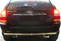 Kia Sportage 2004–2010 Bakre skyddsbåge AK002 (rostfritt) foto 3
