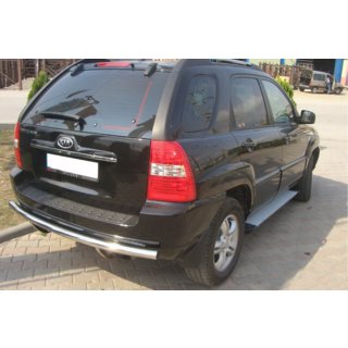 Bakre skyddsbåge AK002 (rostfritt) Kia Sportage 2004–2010 foto 2