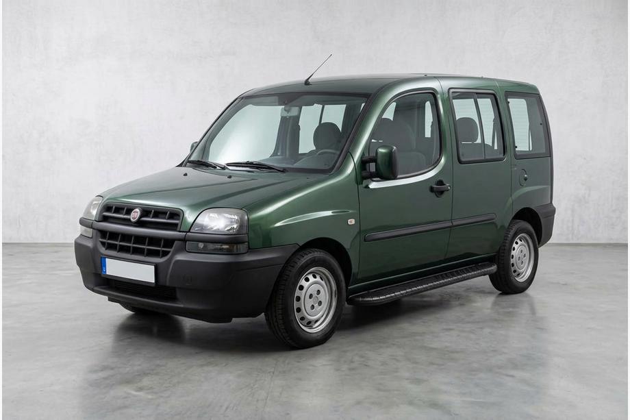 Fiat Doblo I 2001–2005 Sidosteg Bosphorus Black (2 st, aluminium) Image