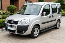 Fiat Doblo I 2005–2010 Sidosteg Allmond Black (2 st, aluminium) foto 1