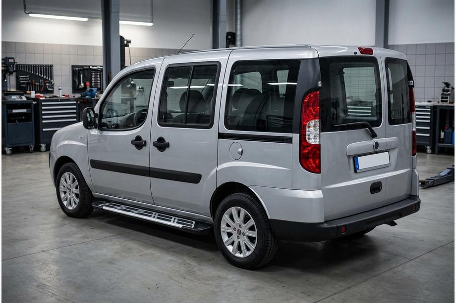 Fiat Doblo I 2005–2010 Sidosteg Sunrise (2 st, aluminium) Image