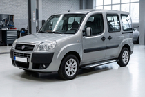 Fiat Doblo I 2005–2010 Sidosteg Line (2 st, aluminium) foto 1