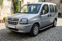 Fiat Doblo I 2005–2010 Sidosteg Tayga (2 st, aluminium) foto 1