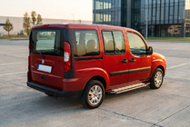 Fiat Doblo I 2005–2010 Sidosteg Rainbow (2 st, aluminium) foto 1