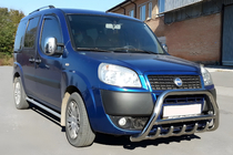 Fiat Doblo I 2001–2005 Frontbåge WT003 (rostfritt stål) 60 mm, utan text foto 1