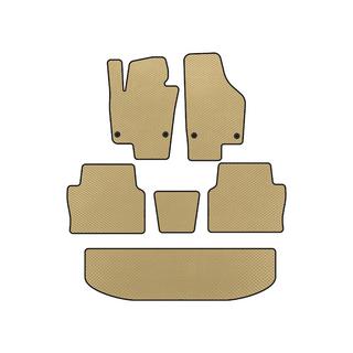 EVA-mattor (3 rader, beige)