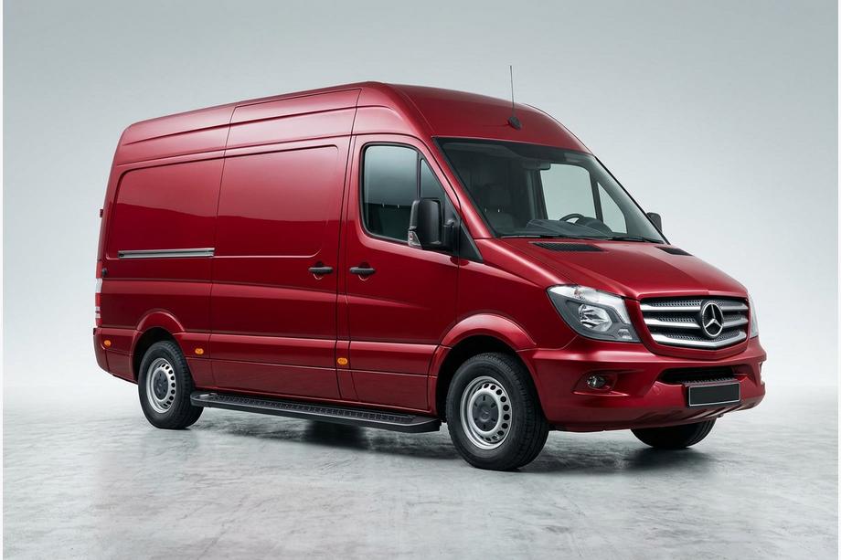 Mercedes Sprinter W906 2006–2018 Sidosteg Allmond Black (2 st, aluminium) Image