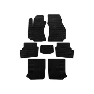 EVA bilmattor (3 rader, 2003-2005, 7-sits, Svart) Opel Zafira A 1998–2005