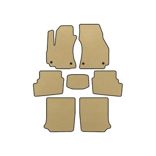 EVA bilmattor (3 rader, 2003-2005, 7-sits, Beige) Opel Zafira A 1998–2005