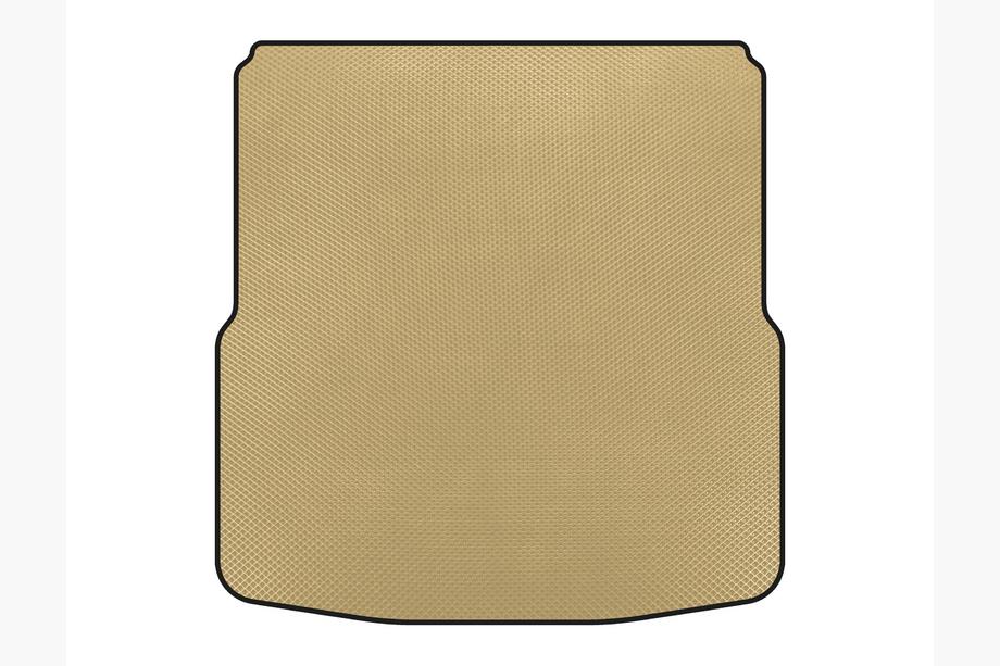 Skoda Superb 2009–2015 Bagagerumsmatta (dubbelt lastgolv, SW, beige) Image