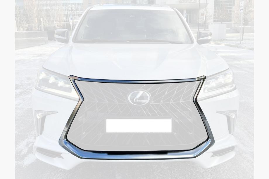Lexus LX570/450d 2008–2022 Kromad grillram (för TRD 2016+) Image