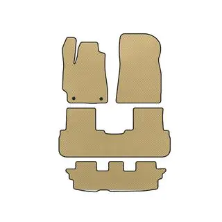 EVA-mattor (3 rader, beige)